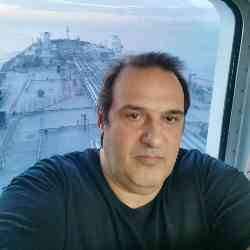 Single Greek man in Pireas, Greece