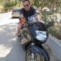 Single Greek man in Pireas, Attica, Greece