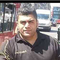 Single Iranian man in London, UK, United Kingdom