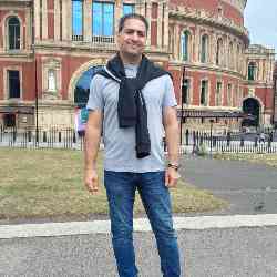 Single Iranian man in London, UK, United Kingdom