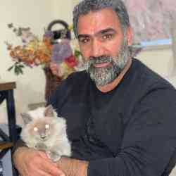 Single Iranian man in London, UK, United Kingdom