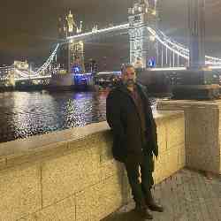 Single Iranian man in London, UK, United Kingdom