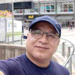 Single Iranian man in London, UK, United Kingdom
