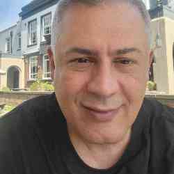 Single Iranian man in London, UK, United Kingdom