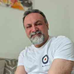 Single Iranian man in London, UK, United Kingdom