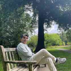 Single Iranian man in London, UK, United Kingdom