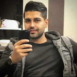 Single Iranian man in London, UK, United Kingdom