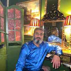 Single Iranian man in London, UK, United Kingdom