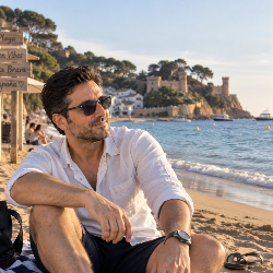 Single Iranian man in London, UK, United Kingdom
