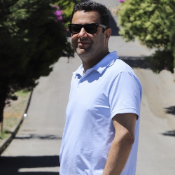 Single Iranian man in London, UK, United Kingdom