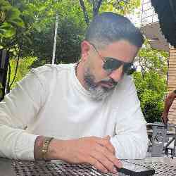 Single Iranian man in London, UK, United Kingdom