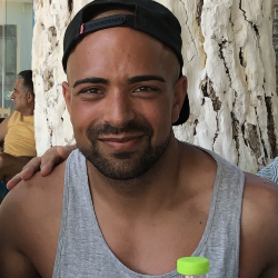 Single Greek man in London, England, United Kingdom