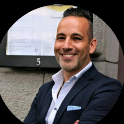 Single Greek man in Edinburgh, UK, United Kingdom