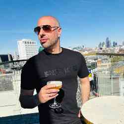 Single Greek man in London, UK, United Kingdom