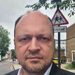 Single Greek man in London, England, United Kingdom