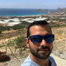 Single Greek man in London, England, United Kingdom