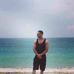 Single Greek man in London, England, United Kingdom