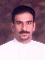 Single Arab man in algoreen, Kuwait
