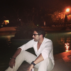 Single Arab man in London, England, United Kingdom