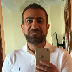 Single Arab man in London, England, United Kingdom