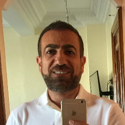 Single Arab man in London, England, United Kingdom
