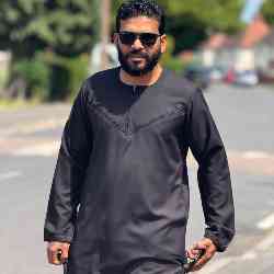 Single Arab man in London, UK, United Kingdom
