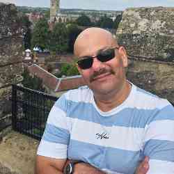 Single Arab man in Exeter, UK, United Kingdom