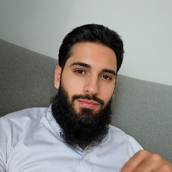 Single Arab man in London, UK, United Kingdom