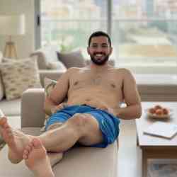 Single Arab man in Damascus, Syria, Syria