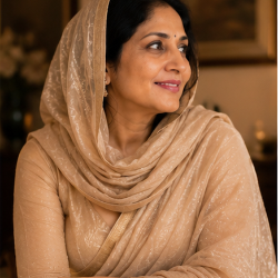 Single Arab woman in Jaipur, Maharashtra, India