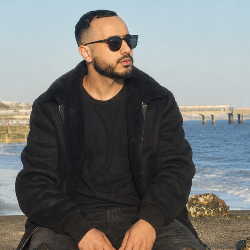 Single Arab man in London, UK, United Kingdom