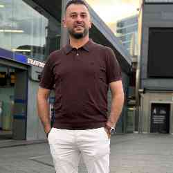 Single Arab man in London, UK, United Kingdom