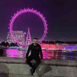 Single Albanian man in London, England, United Kingdom