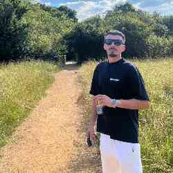 Single Albanian man in London, UK, United Kingdom