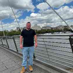 Single Albanian man in London, UK, United Kingdom
