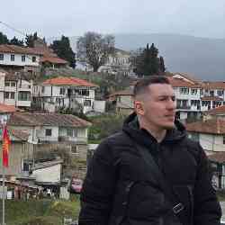 Single Albanian man in Elbasan, Albania, Albania
