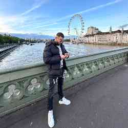 Single Albanian man in London, UK, United Kingdom