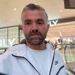 Single Albanian man in Elbasan, Shqipëria, Albania