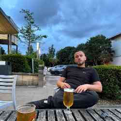Single Albanian man in London, UK, United Kingdom